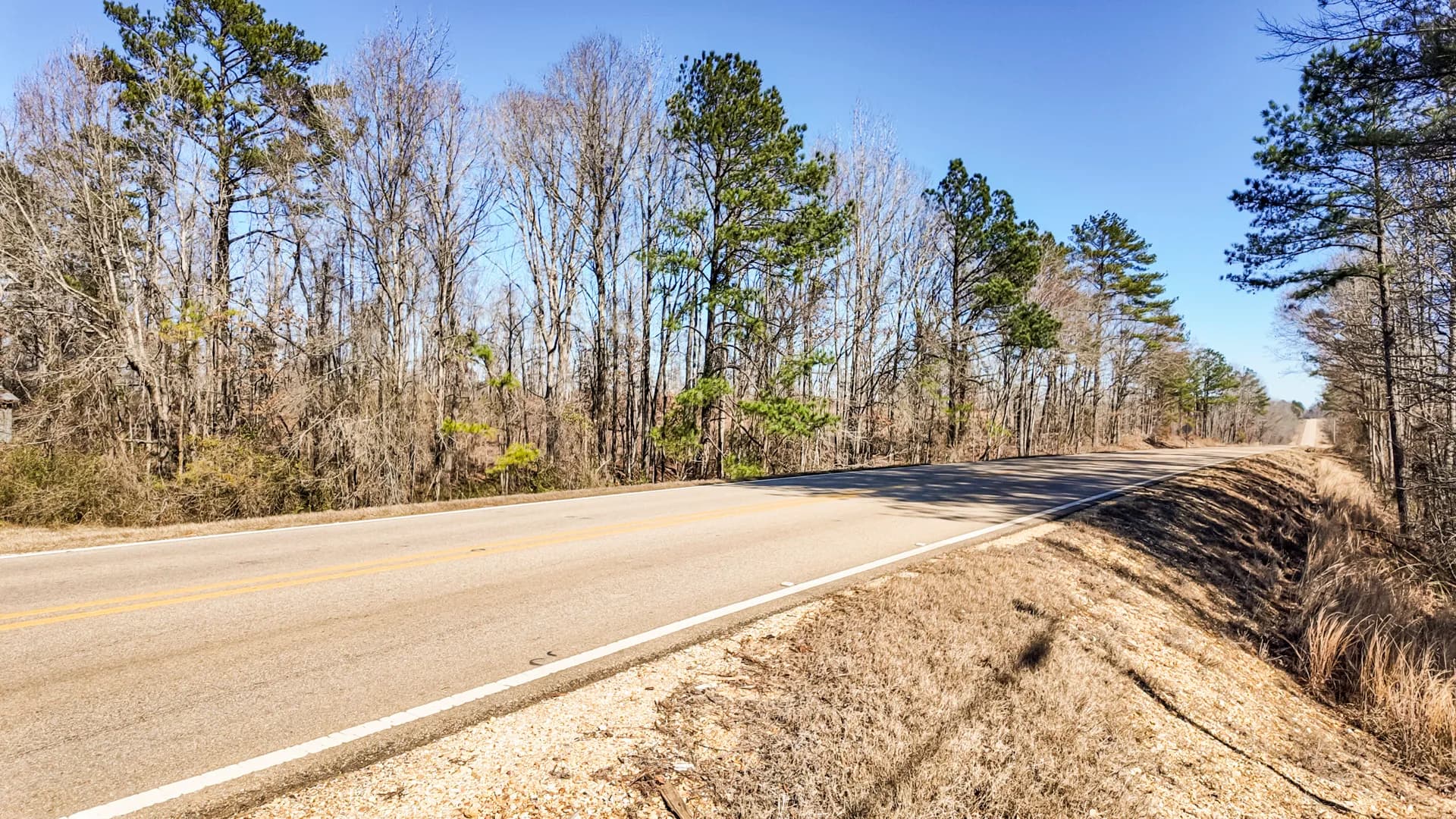 5 acres of vacant land for sale in New Site, Mississippi - aerial view of land parcel